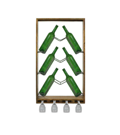 Aruba 6 Bottle Wine Rack by Monologue | Style Our Home