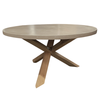 Aspect Oatmeal Round Dining Table by Monologue | Style Our Home