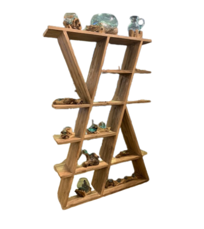 Coniston Bottles & Books Rack by Monologue | Style Our Home