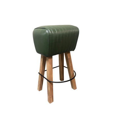 Gladstone Counter Pommel Stool - Green by Monologue | Style Our Home