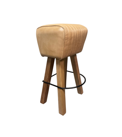 Gladstone Pommel Stool - Natural by Monologue | Style Our Home