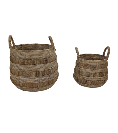 Selvedge basket - Set of 2 by Monologue | Style Our Home