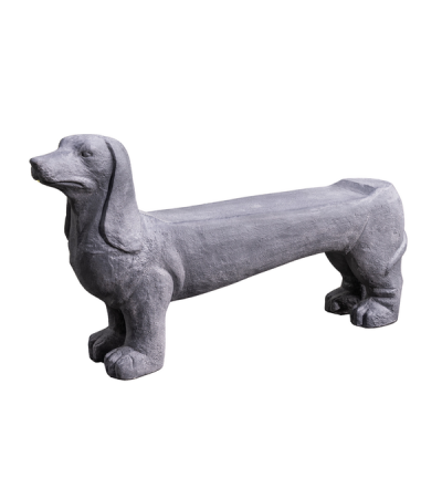 Dachshund Bench - Old White by Monologue | Style Our Home