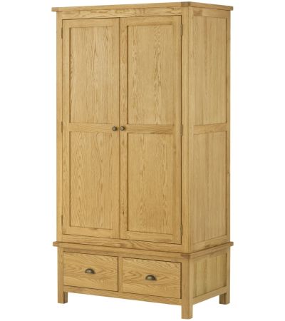 Portland Gents Wardrobe Oak - Style Our Home