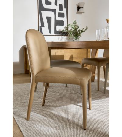Torven Upholstered Dining Chair – Camel