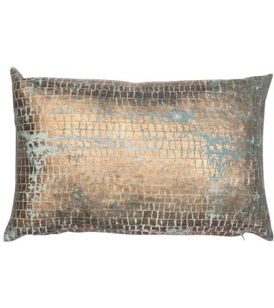 Copper Foil On Seafoam Velvet by Malini | Style Our Home