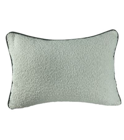 Dble Side Boucle With Contrast Piping Grey by Malini | Style Our Home