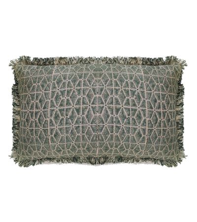 Geo Block Print Green by Malini | Style Our Home