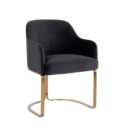 Hadley Antraciet Velvet Chair by Richmond Interiors | Style Our Home