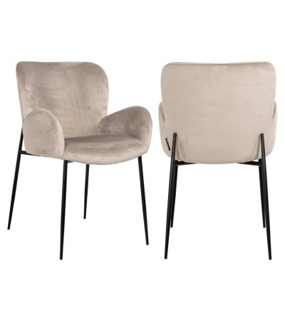 Amber Khaki Velvet Chair by Richmond Interiors | Style Our Home