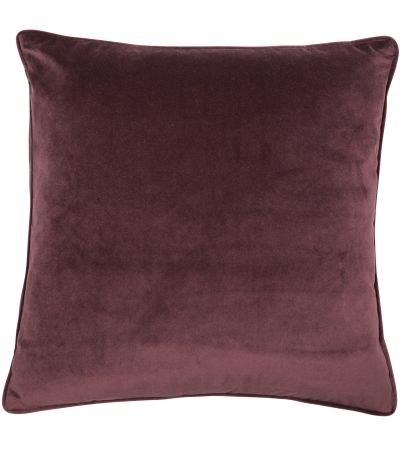 Velvet Piped Aubergine by Malini | Style Our Home