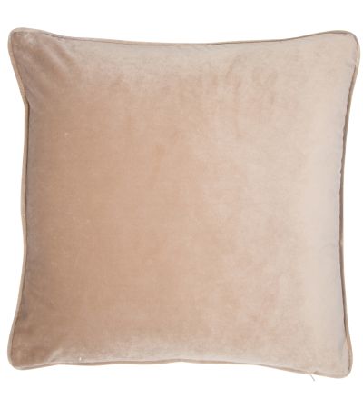 Plain Velvet Piped Beige by Malini | Style Our Home