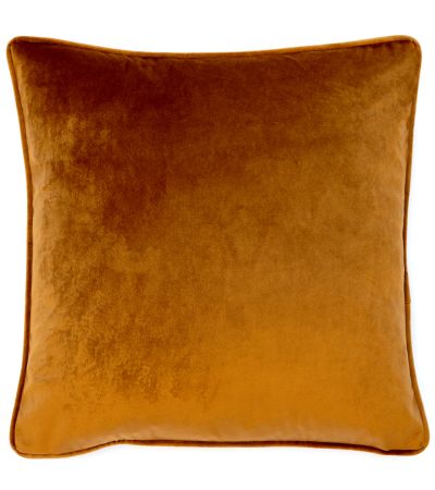 Piped Velvet Cushion Tan by Malini | Style Our Home