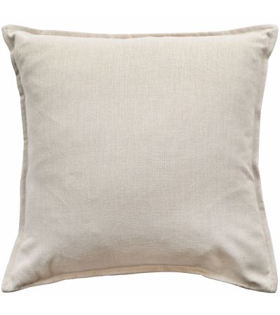 Poly Linen Mix With Flange Ivory by Malini | Style Our Home