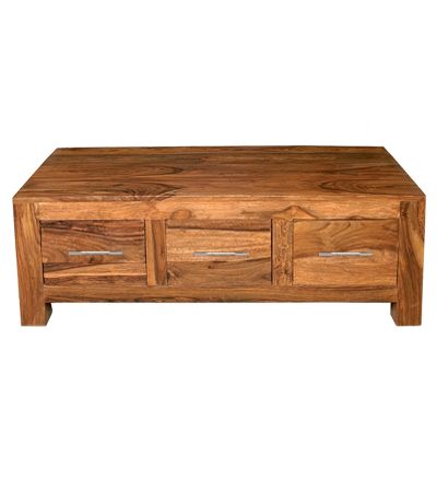 Stonecliff 3 Drawer Coffee Table-SC1528 by Jali Editions | Style Our Home