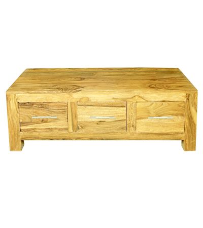 Stonecliff 3 Drawer Coffee Table-SC1528M by Jali Editions  | Style Our Home