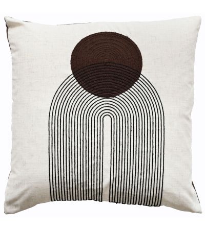 Art Deco Design With Chain Crewel Stitch Brow by Malini | Style Our Home