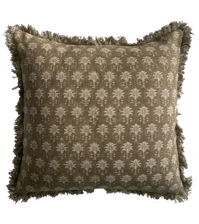 Bhuti Block Print Olive by Malini | Style Our Home