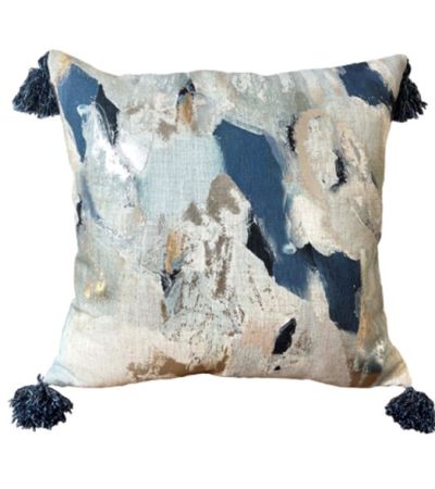 Abstract Metallic In Blue by Malini | Style Our Home