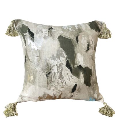 Abstract Metallic In Olive by Malini | Style Our Home