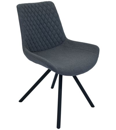 Sigma Dining Chair With Black Leg-Shadow Grey by Classic Furniture | Style Our Home