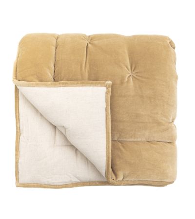 Opulent Velvet Bedspread Sand by Gallery Living | Style Our Home