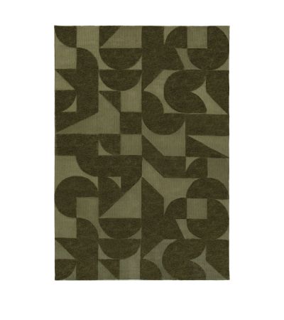 Cortland Block Rug Olive by Gallery Living | Style Our Home