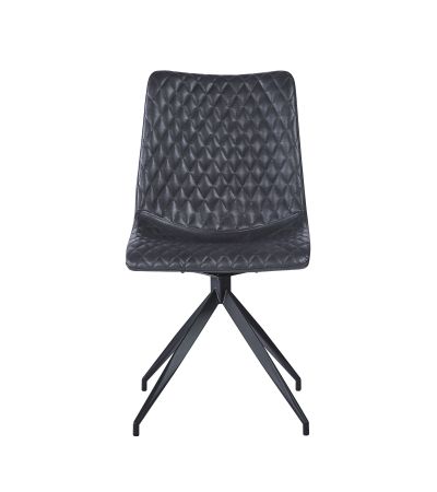 Vali S Pu Black - Swivel Black Legsby Hertiance Furniture | Style Our Home
