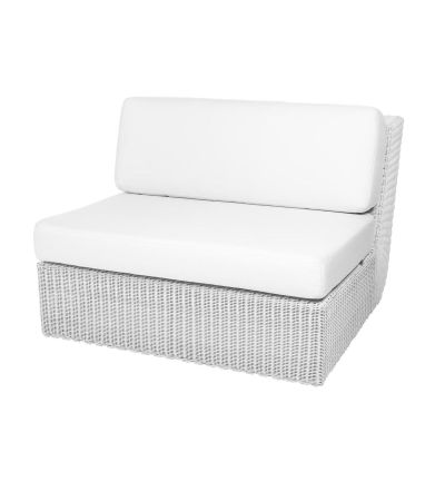 Savannah White Single Module - White Natté by Cane-line | Style Our Home