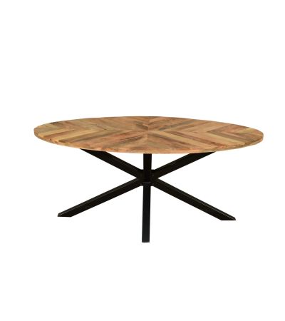 Tavola Edge 1.8M Sunburst Oval Dining Table by Jali Editions  | Style Our Home