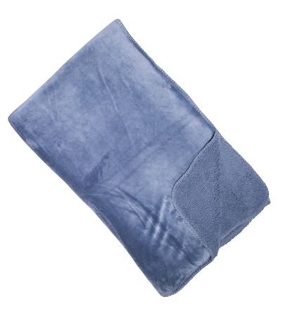 Softest Fleece Throw Blue by Malini | Style Our Home