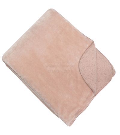 Softest Fleece Throw Light Pink by Malini | Style Our Home