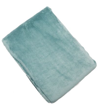 Luxury Fleece Throw Seafoam by Malini | Style Our Home