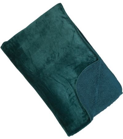 Softest Fleece Throw Teal by Malini | Style Our Home