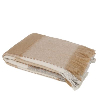 Blanket Stitch Check Throw by Malini | Style Our Home