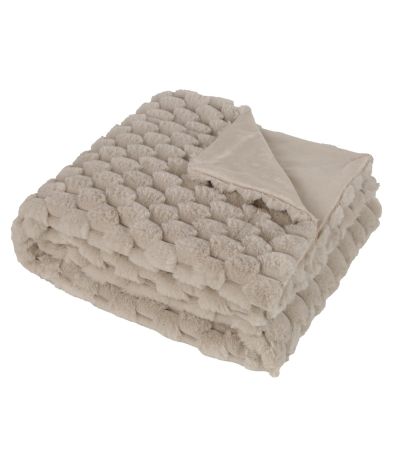 Sculpted Faux Rabbit Pm  Taupe by Malini | Style Our Home