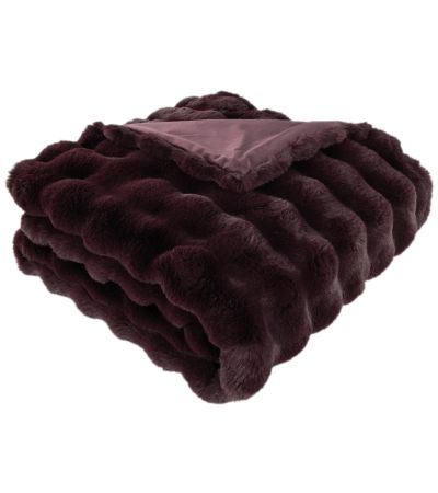 Soft Bubble Thr In Faux Rabbit Aub by Malini | Style Our Home