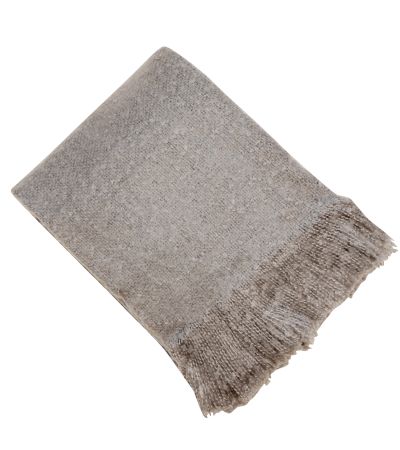 Faux Thick Mohair Throw Grey by Malini | Style Our Home