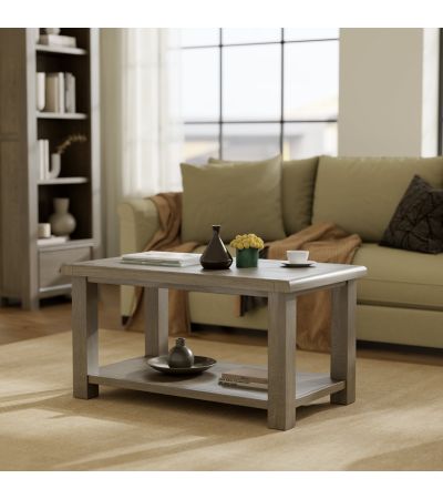 Sartona Oak Coffee Table With Shelf by Heritance Furniture | Style Our Home