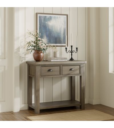 Sartona Oak Console Table by Heritance Furniture | Style Our Home