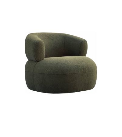 Luna Occasional Chair in Boucle Hunter Green by Libra | Style Our Home