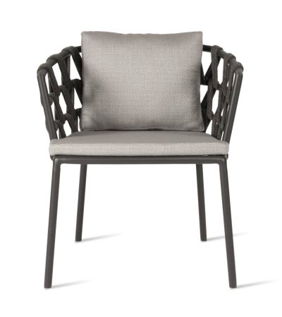 Leo Dining Chair with Almond Seat and Back Cushion by Vincent Sheppard |Style Our Home