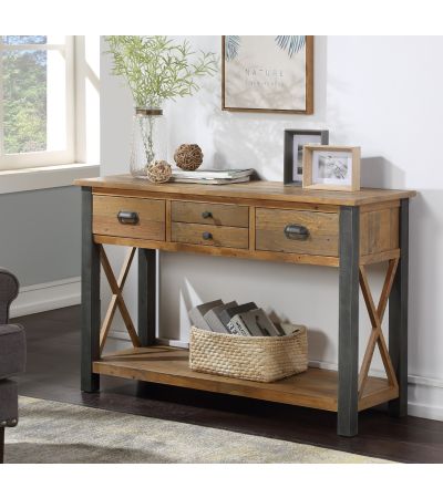 Urban Elegance - Reclaimed Console Table by Baumhaus| Style Our Home