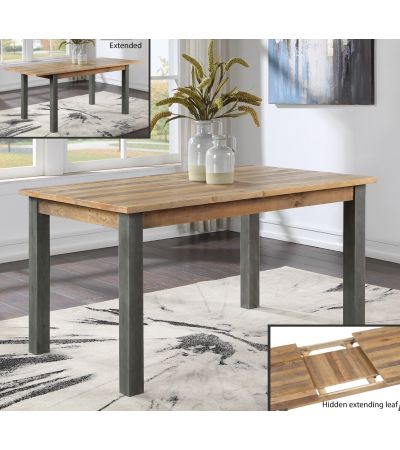 Urban Elegance - Reclaimed Extending Dining Table by Baumhaus | Style Our Home