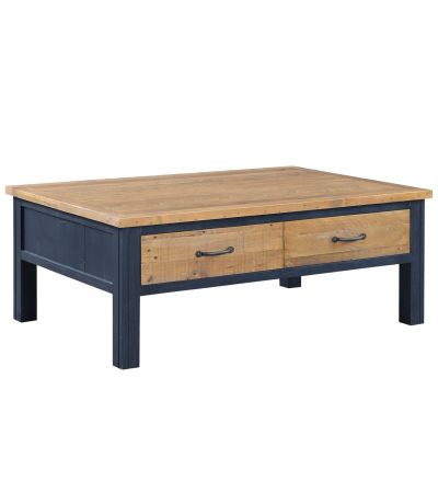 Splash of Blue - Coffee Table With Four Drawers by Baumhaus | Style Our Home