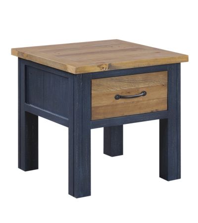 Splash of Blue - Lamp Table With drawer by Baumhaus | Style Our Home