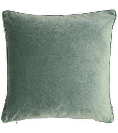 Matt Poly Luxe Velvet With Piping Eucalptus by Malini | Style Our Home