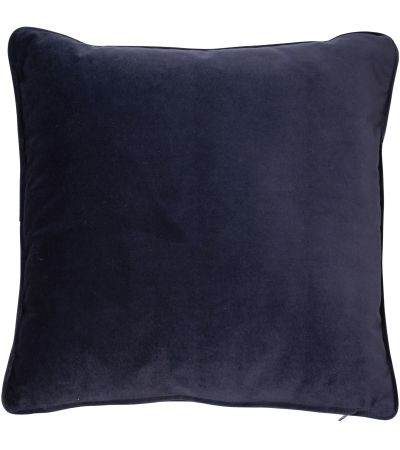 Poly Velvet With Piping Navy by Malini | Style Our Home