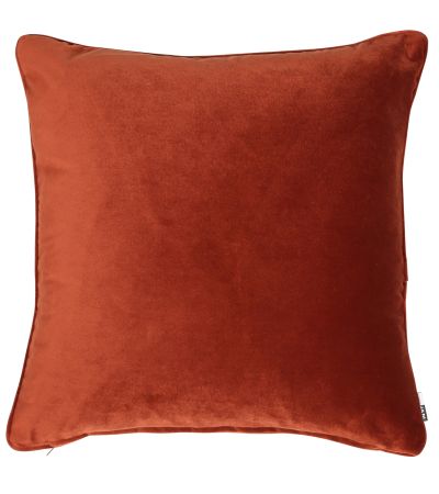 Matt Poly Paprika Velvet With Piping Paprika by Malini | Style Our Home