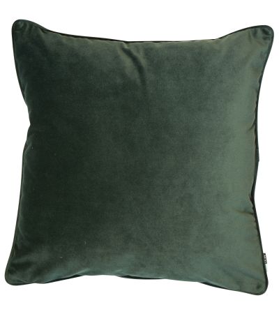Poly Velvet With Piping Pinegreen by Malini | Style Our Home